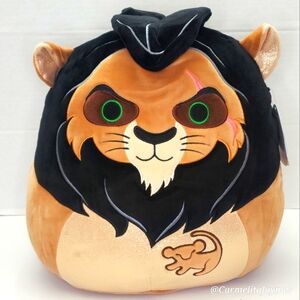 🦁 SCAR Disney Lion King Lion HTF Detailed Original Disney Squishmallow NWT